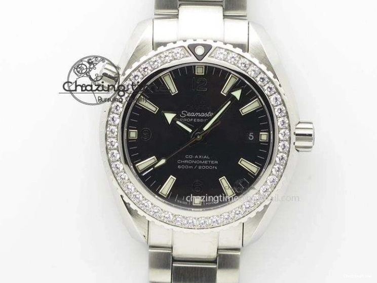 0320 Planet Ocean 2016 43.5mm SS OM 1:1 Best Edition Blue Dial On Blue Leather Strap A Sophisticated 8165